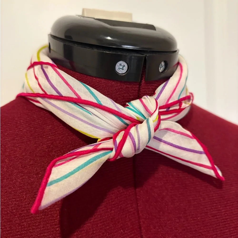 Dior choker scarves new Striped Multicolor Scarf